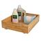 Household Essentials Glidez Bamboo & Steel Slide-Out Storage Organizer